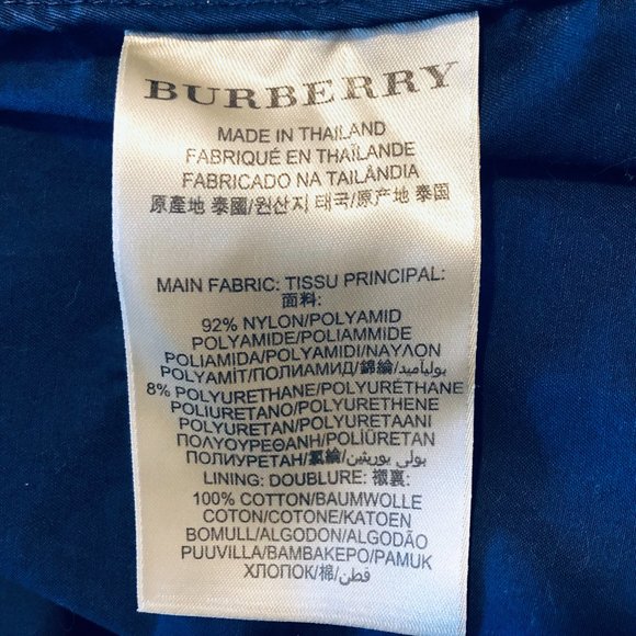 Burberry Brit | Fitted Navy Blue Jacket (size Medium) - Picture 8 of 12